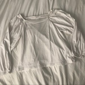 Long Puff Sleeved Blouse